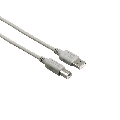 Kabel drukarkowy USB 2.0 A/B Ekranowany 1,5m. HAMA