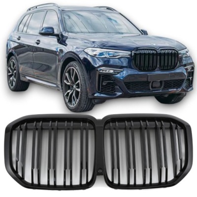 Решётка радиатора решётка радиатора решётки радиатора bmw x7 g07 чёрный блеск фото №1