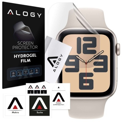 Folia ochronna Hydrożelowa hydrogel Alogy do Apple Watch SE 44mm