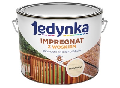 Jedynka impregnat z woskiem drewna 10L bezbarwny