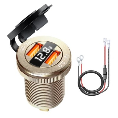 RANURA USB AUTO 12V CON WOLTOMIERZEM PARA AUDI A3 A4 A5 A6 A6 4G C7 B9  