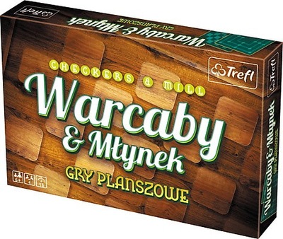 Gra WARCABY/MŁYNEK DE LUXE 01681