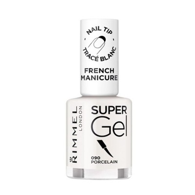 Lakier do paznokci Rimmel London Super Gel French Manicure