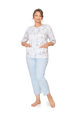 POLSKA PIŻAMA DAMSKA MARTEL 3XL NIEBIESKI