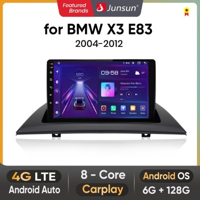 Radio samochodowe Android do BMW X3 E83 2003-2011 4G Carplay GPS