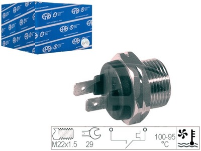TERMOWYLACZNIK DE VENTILADOR DEL RADIADOR FORD ESCORT 3 ESCORT IV FIESTA  