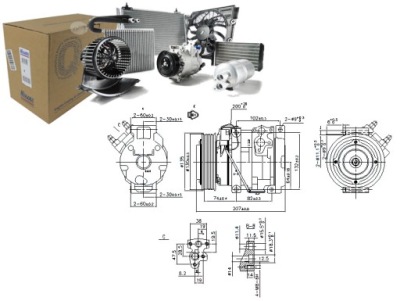 Nissens 89558 компрессор, кондиционер фото №1