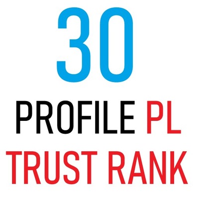 30 Linków - POZYCJONOWANIE SEO - Trust Rank PL