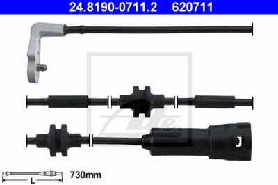 SENSOR ZAPATAS ATE 24.8190-0711.2 24819007112  