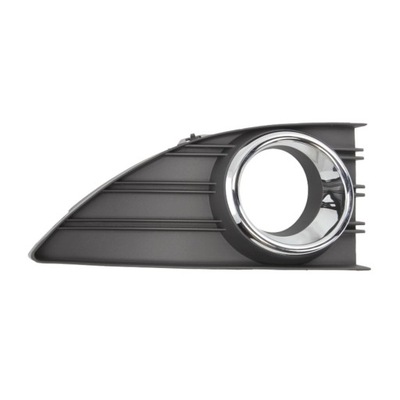 Решітка радіатора бампер перед права renault fluence 10- фото №1