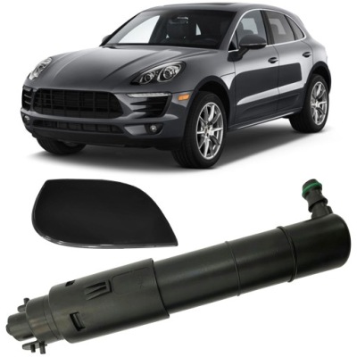 Омыватель заглушка фара porsche macan 95b 14-18 левый фото №1