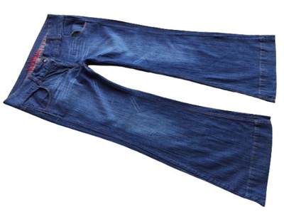 DENIM CO_____ JEANSOWE SPODNIE 44__KICK FLARE