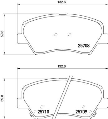 КОЛОДКИ ГАЛЬМІВНІ ПЕРЕД HYUNDAI I30 KIA CEED SHUMA