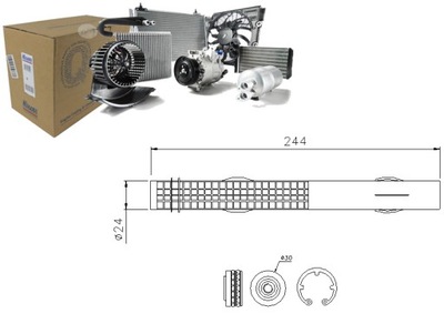 Осушитель кондиционера chevrolet malibu opel insign фото №1