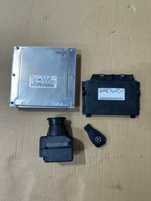 Набор стартовый, модуль, бортовой компьютер, замок зажигания, ключ mercedes sl r230,sl 350 фото №1