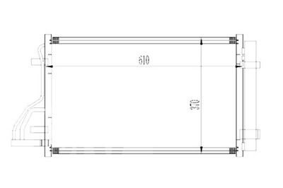 ABAKUS KONDENSATORIUS KONDICIONAVIMO HYUNDAI I30 10 07- 