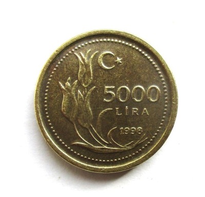 5000 Lirów 1998 r.-Turcja
