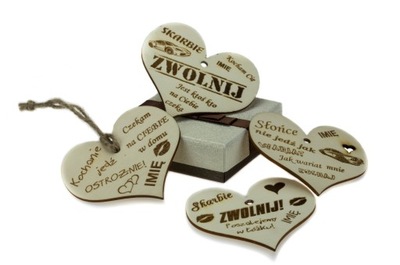 ZAWIESZKA GRAWERUNEK do samochodu Dla niego Serce