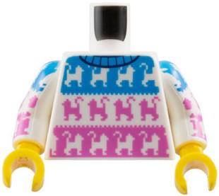 LEGO 973pb4776c01 Tors sweter kotki NOWY