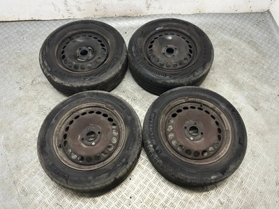 RUEDAS LLANTAS ACERO NEUMÁTICOS 185/65 15 JUEGO OPEL CORSA D E ASTRA G ADAM  