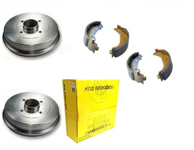 BEBNY 180MM BRAKE SHOES BRAKE REANULT CLIO 2 II THALIA DACIA LOGAN  