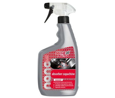 Moje Auto Silny Absorber Zapachów Nanosilver 650ml