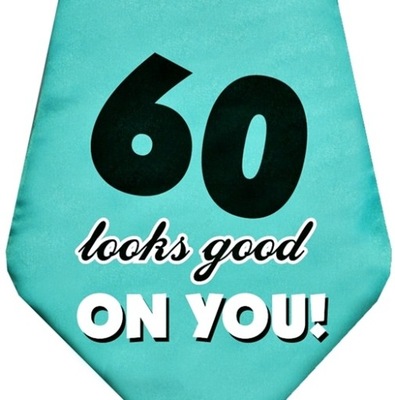 Urodzinowy krawat na 60 urodziny 60 lat