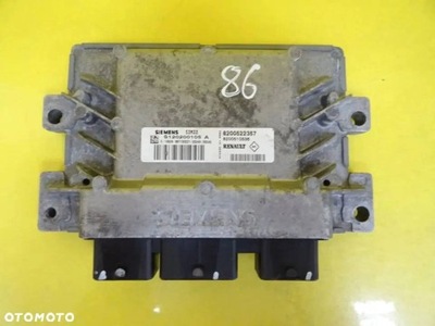 Бортовой компьютер двигателя renault clio iii s120200105a / 8200522357 nr86 фото №1