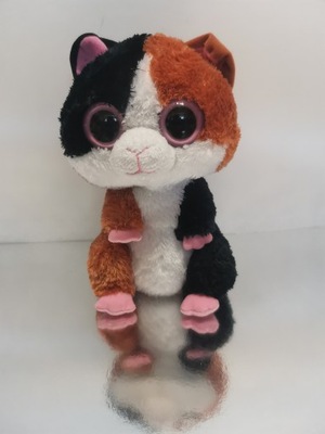 TY Beanie Boo Nibbles świnka morska 24cm łaciata maskotka rzadka