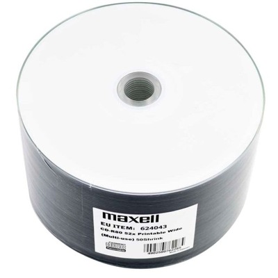 Płyta CD-R MAXELL Printable SP*50