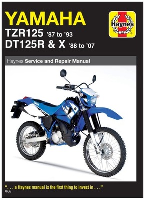 Yamaha TZR125 & DT125RX (1987-2007) instrukcja napraw Haynes 24h