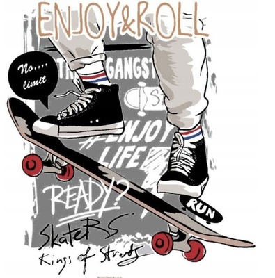 Plakat Skate Skateboard Deskorolka 50x40 cm #1