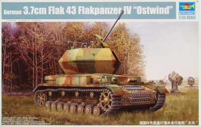 German 3,7cm Flak 43 Flakpanzer IV "Ostwind"