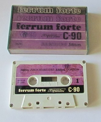 KASETA MAGNETOFONOWA STILON FERRUM FORTE C-90 CHEMITEX