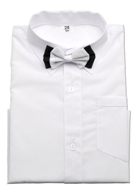 Koszula dla chłopca biała z długim rękawem 92cm