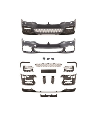 Бампер передній bmw 5 g30 17- фото №1