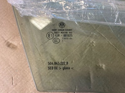 GLASS SIDE DOOR RIGHT FRONT VW GOLF VII 17R. 5G4845202B - milautoparts-fr.ukrlive.com