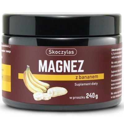 SKOCZYLAS Magnez z Bananem 240g KOŚCI MIĘŚNIE