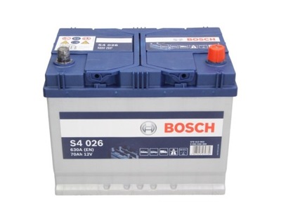 АКУМУЛЯТОР BOSCH SILVER S4026 70AH 630A P+ KIELCE