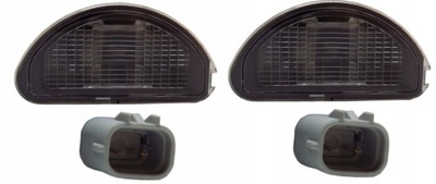 Toyota aygo подсветка номерного знака комплект 2 штуки фото №1