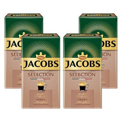 Kawa mielona Jacobs Crema Selection Italiano 4x 500g zestaw [2kg kawy]