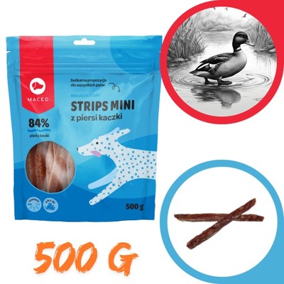 MACED PASKI Z PIERSI KACZEJ 500 G