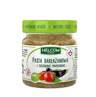 HELCOM PASTA BAKŁAŻANOWA Z SUSZONYMI POMIDORAMI 190g