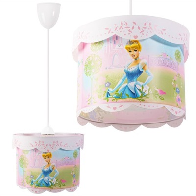 LAMPA SUFITOWA WISZĄCA DZIECIĘCA KOLOROWA DISNEY KSIĘŻNICZKI PRINCESS