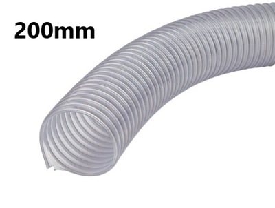 Wąż PVC ciężki wentylacja 200mm 5m