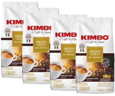 Kawa ziarnista Arabica Kimbo Aroma Gold 1000 g