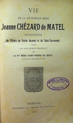 Jeanne Chezard de Matel 1910 r.