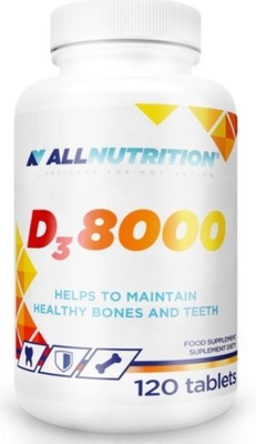 Allnutrition Witamina D3 8000 suplement diety 120 tabletek