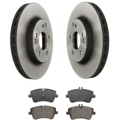 Тормозные диски тормозные+ тормозные колодки mercedes clk c208 c209 фото №1