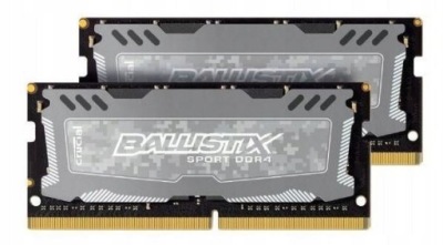 Pamięć DDR4 SODIMM Crucial BALLISTIX 8GB 2x4G 2400